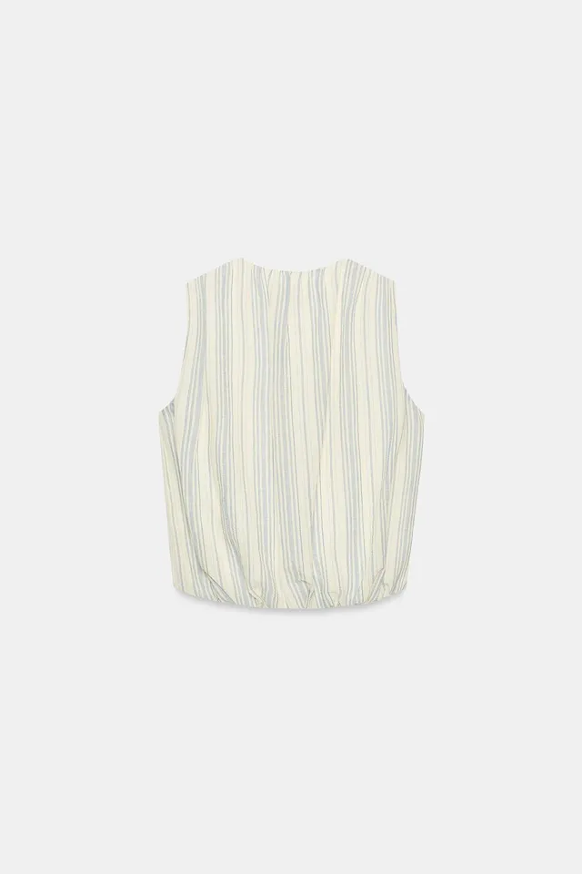 Striped Balloon Blouse – image 8