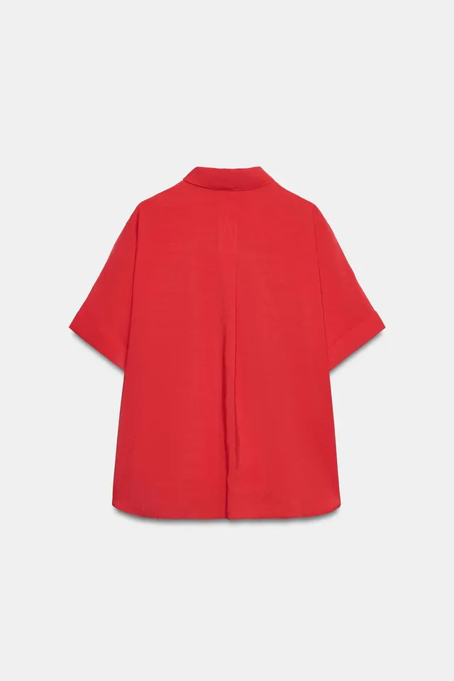Short Sleeve Flowing Shirt – image 8