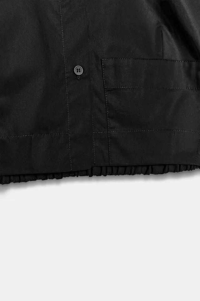 Cropped Poplin Shirt – image 8