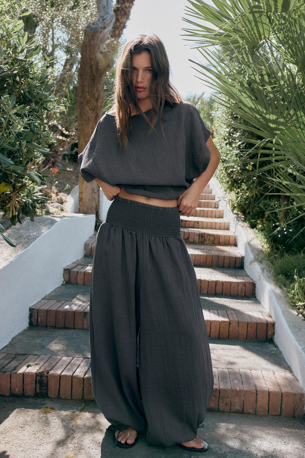 Cape Shirt with Adjustable Hem