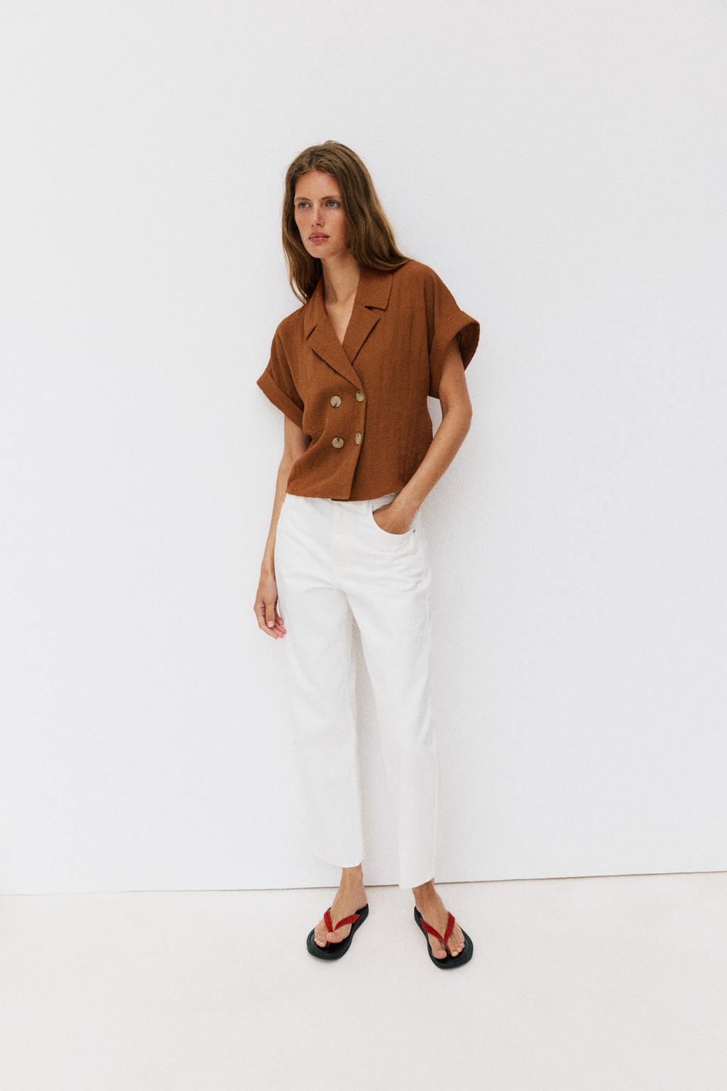 Short Sleeve Wrap Shirt