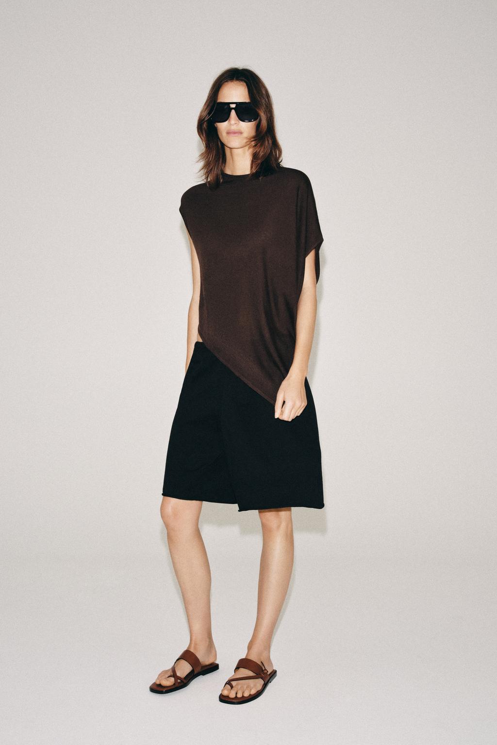 Asymmetric Knit Top