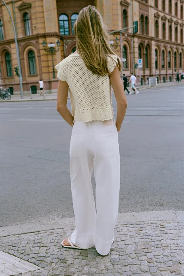 Cutwork Knit Top – image 5