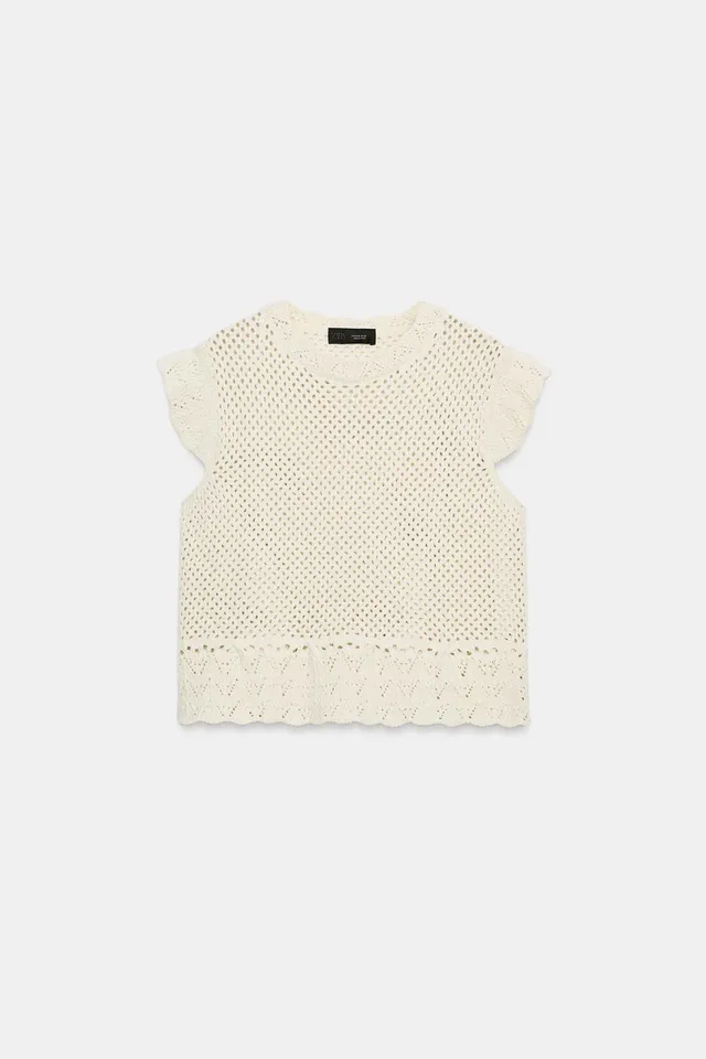 Cutwork Knit Top – image 7