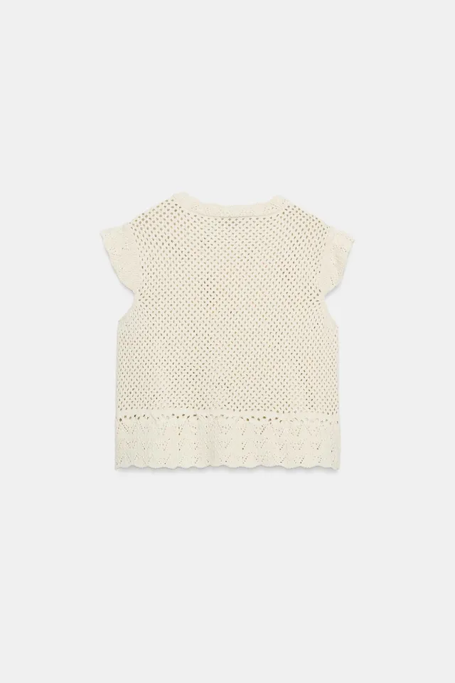 Cutwork Knit Top – image 8