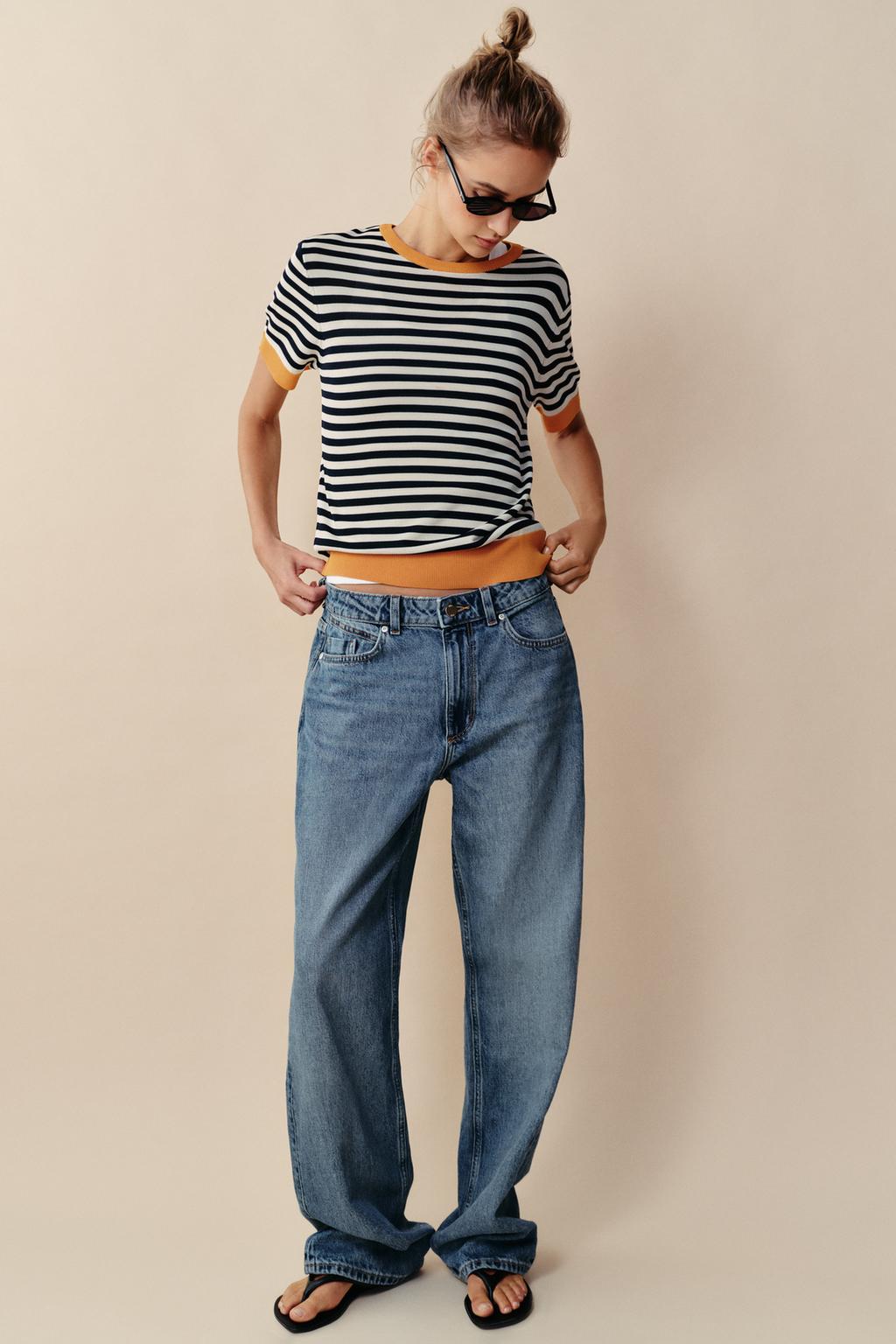 Striped Knit Top