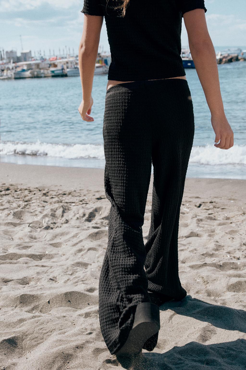 Textured Crop Top