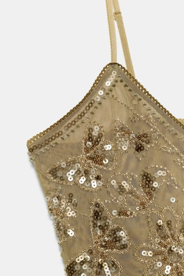 Embroidered Strappy Top – image 7