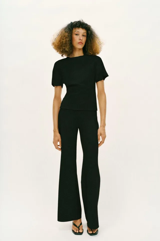 Cut-Out Short Sleeve Top