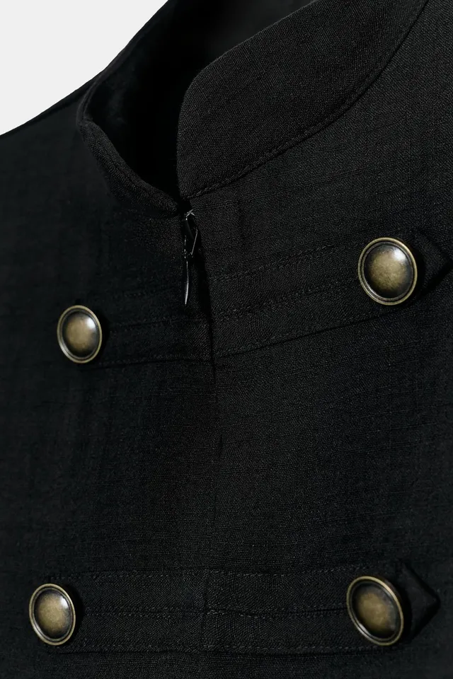 Sleeveless Button Shirt – image 7
