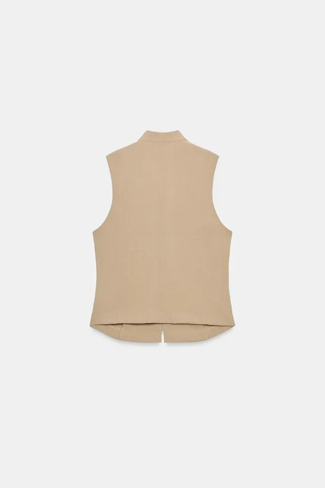 Sleeveless Button Shirt – image 7