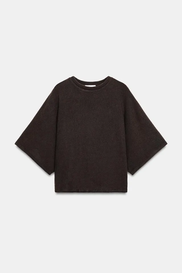 Rustic Fabric Short Sleeve Pullover Top – image 6
