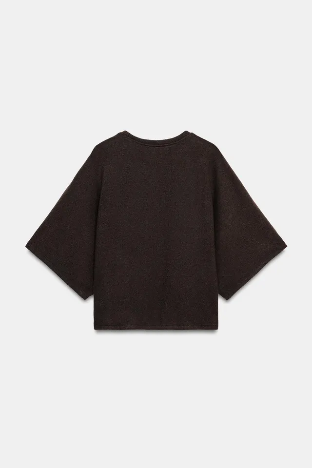 Rustic Fabric Short Sleeve Pullover Top – image 7