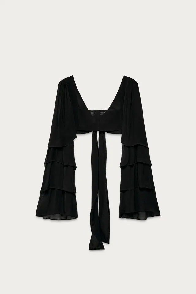 TOP فريلز MARISA BERENSON X ZARA – صورة 4