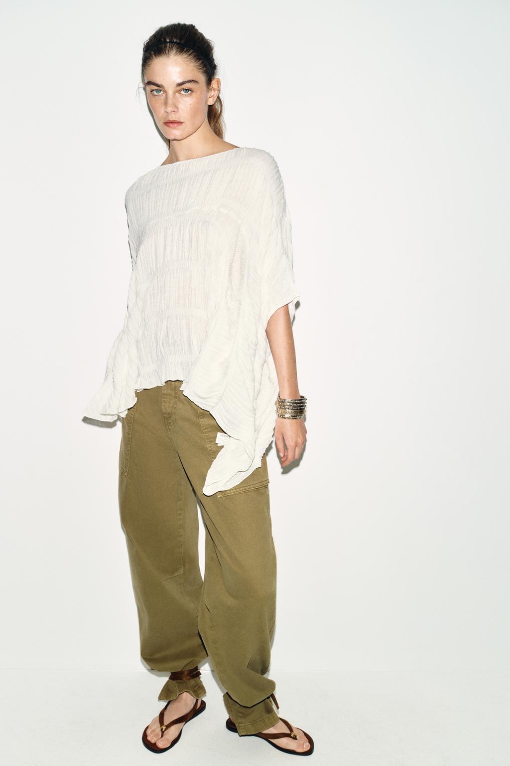 Textured Cape Top