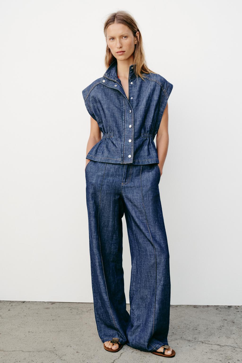 Elastic Waist Linen Waistcoat