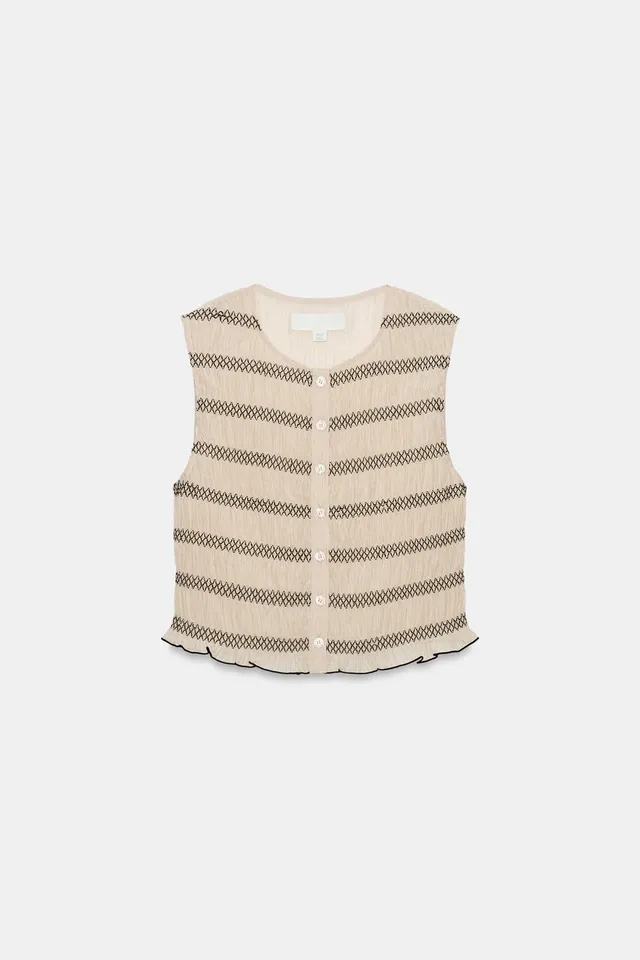 Contrast Seam Top Vest – image 6