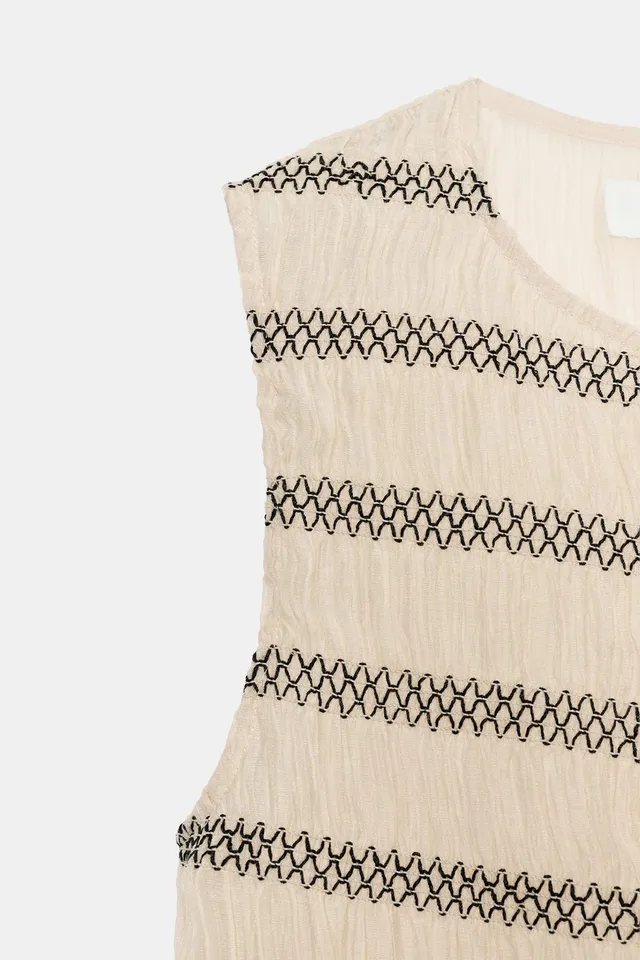 Contrast Seam Top Vest – image 8