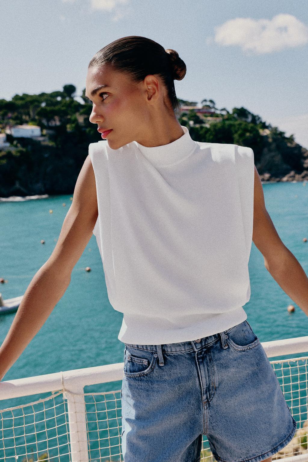 Open Back Knit Top