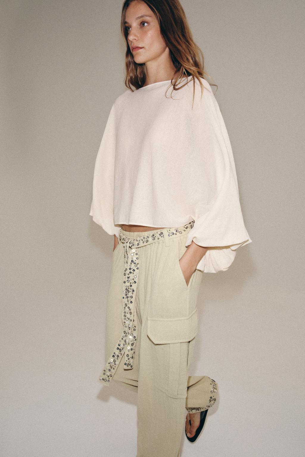 Voluminous Sleeve Jumper