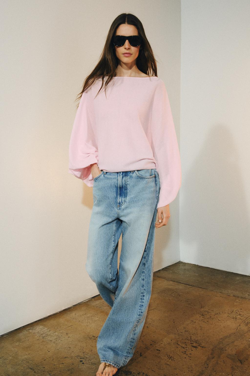Voluminous Sleeve Jumper