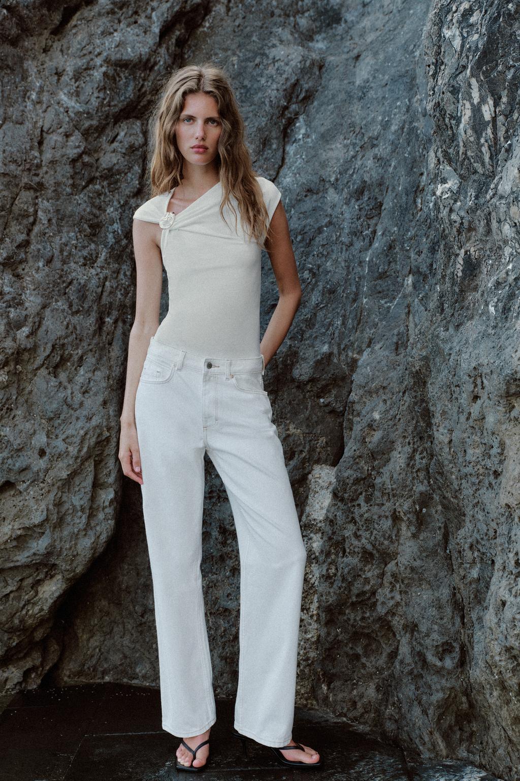 Metallic Draped Top