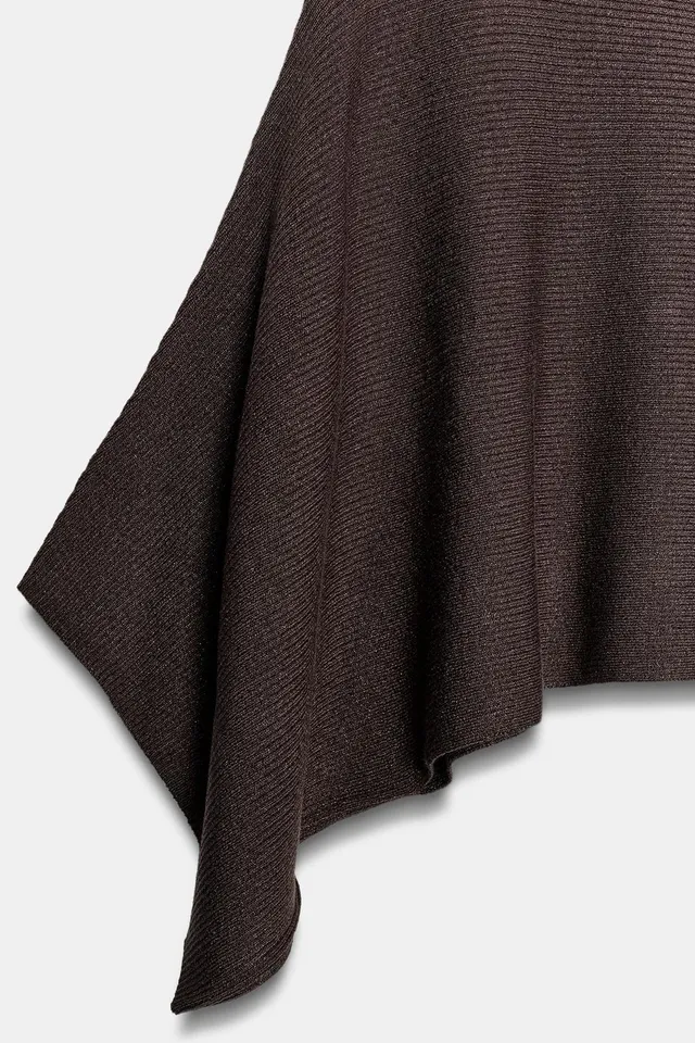 Short Knit Cape Jumper – image 10