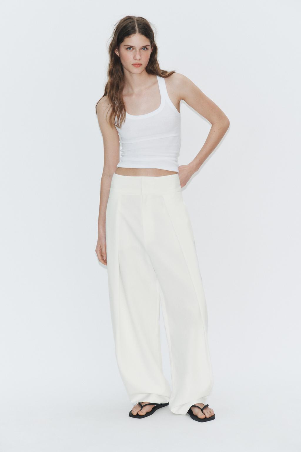 Balloon Pleated Trousers