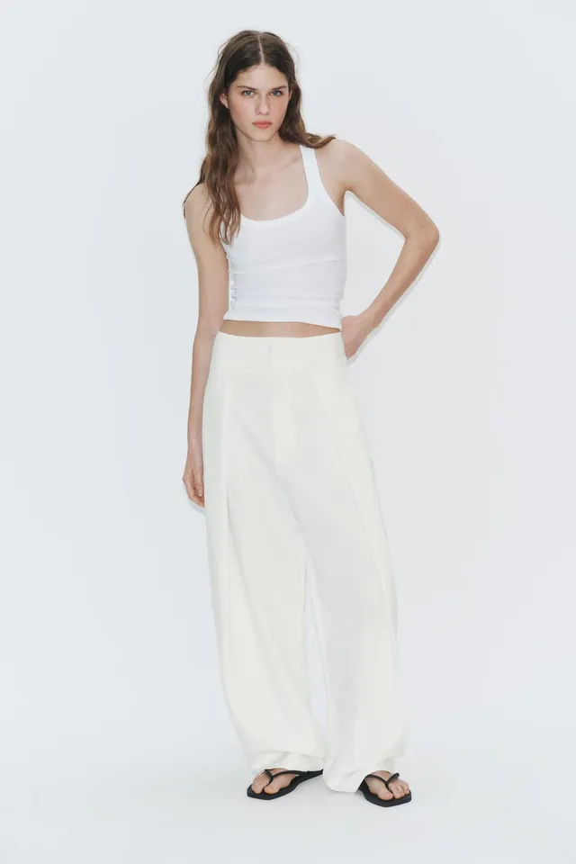 Balloon Pleated Trousers
