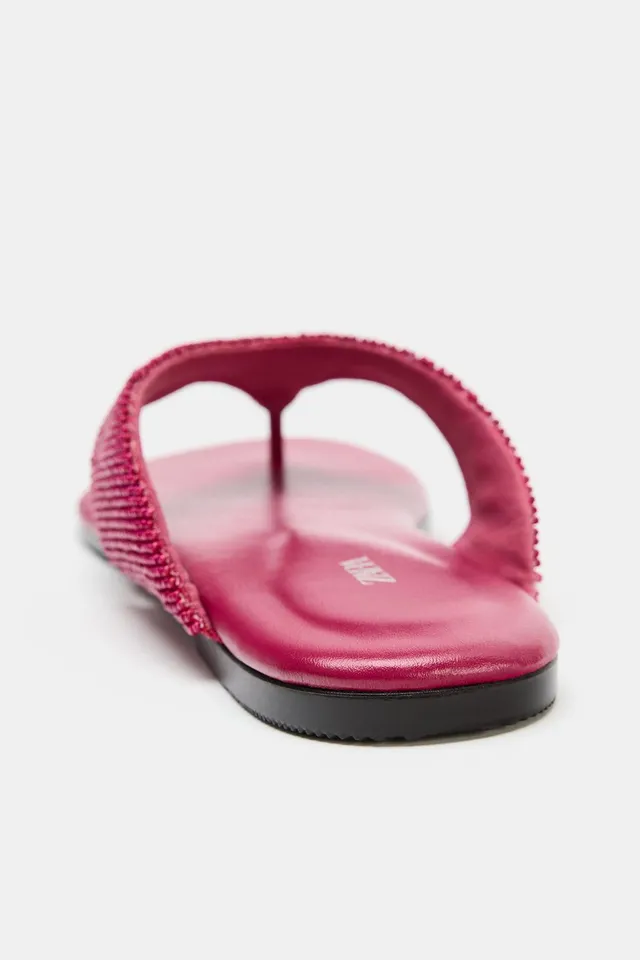 Beaded Flat Sandals – image 7
