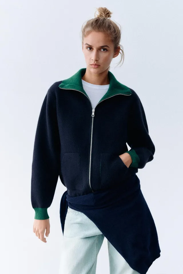 ZIP-UP KNIT CARDIGAN – image 4