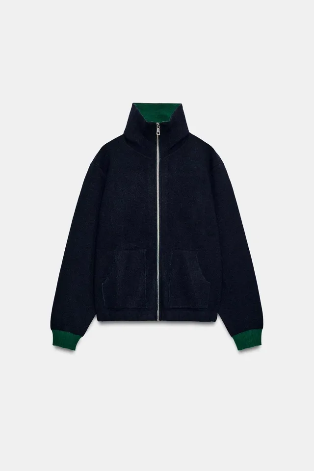 ZIP-UP KNIT CARDIGAN – image 8