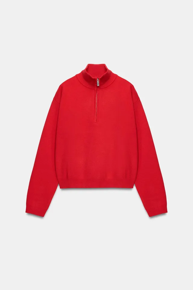 KNIT ZIP-UP JUMPER – image 7