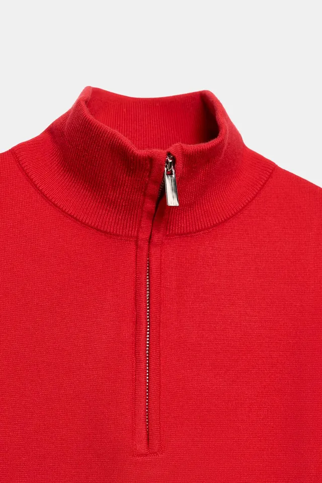 KNIT ZIP-UP JUMPER – image 8