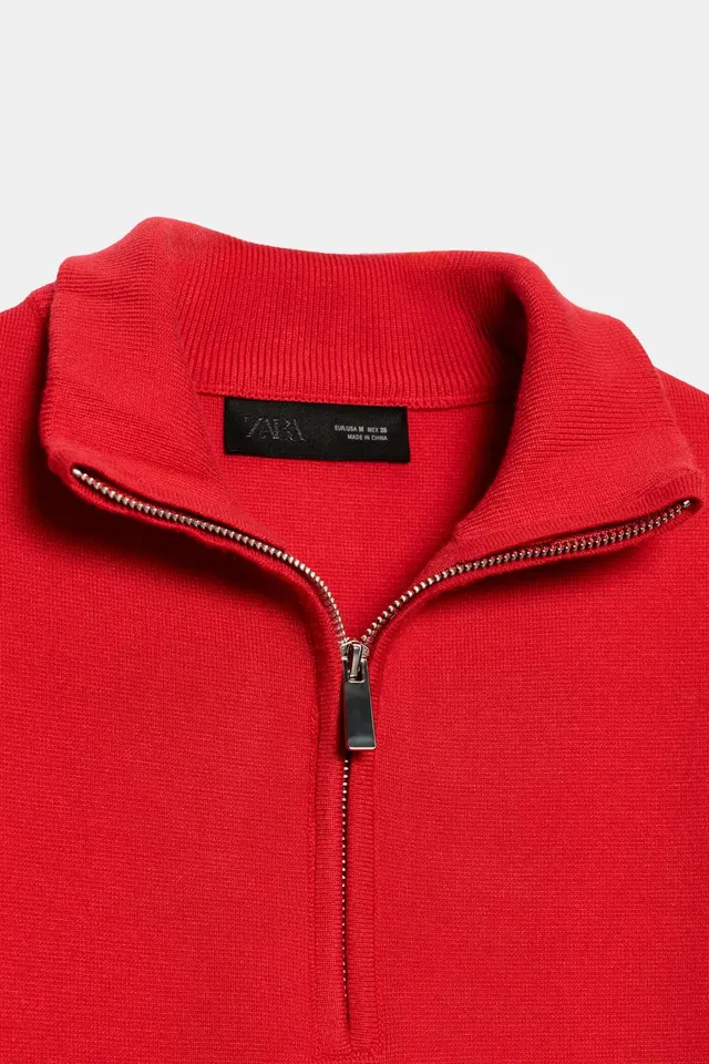 KNIT ZIP-UP JUMPER – image 9