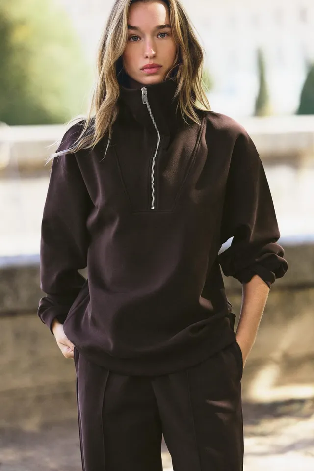 INTERLOCK ZIP-UP SWEATSHIRT – image 2