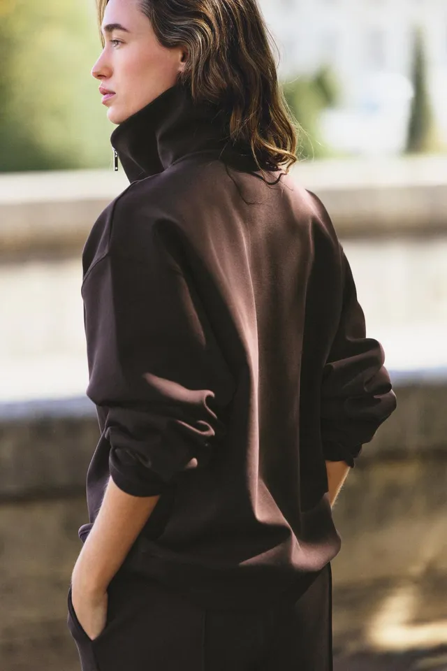 INTERLOCK ZIP-UP SWEATSHIRT – image 4