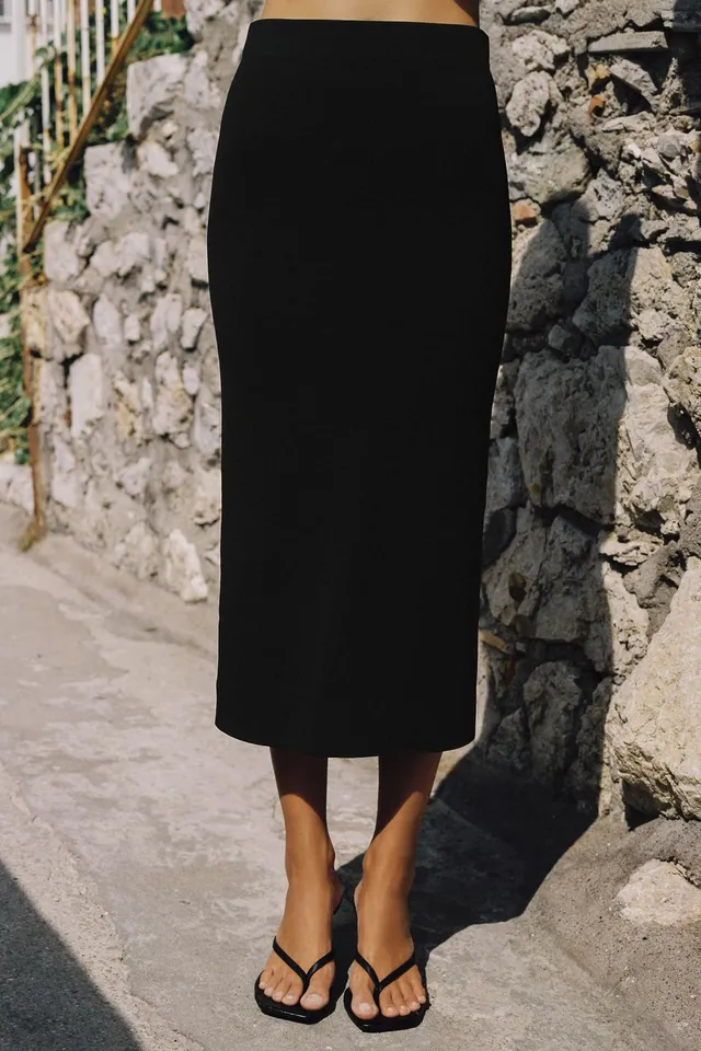 KNIT MIDI SKIRT – image 2