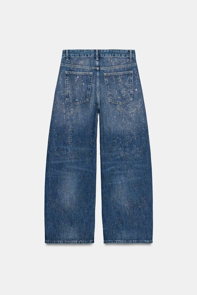 TR BAGGY MID-WAIST SHINY JEANS – image 10