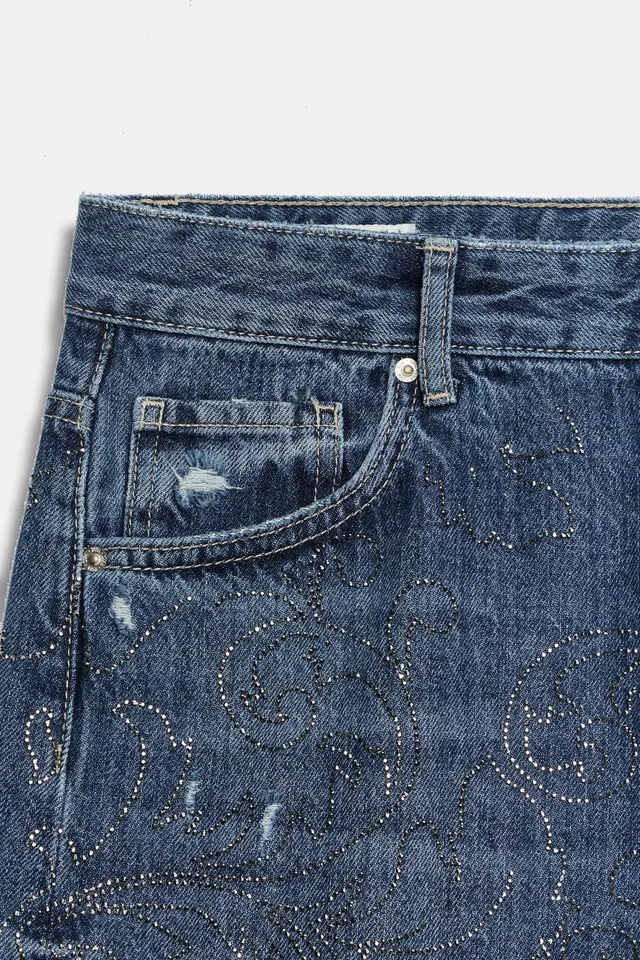 TR BAGGY MID-WAIST SHINY JEANS – image 11