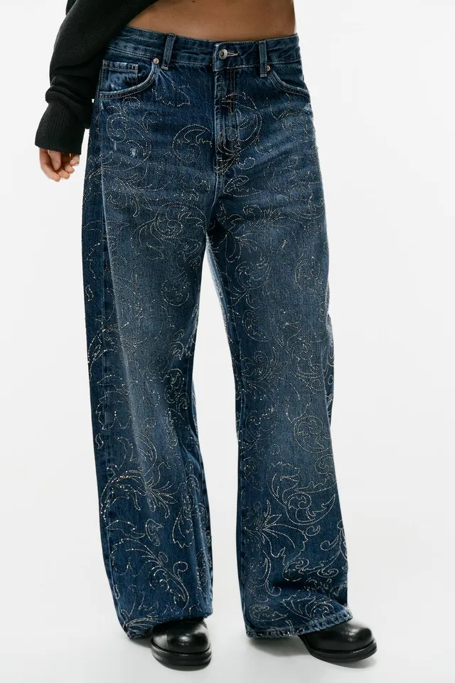 TR BAGGY MID-WAIST SHINY JEANS – image 3