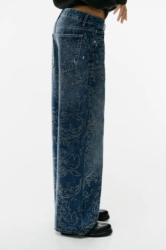 TR BAGGY MID-WAIST SHINY JEANS – image 5