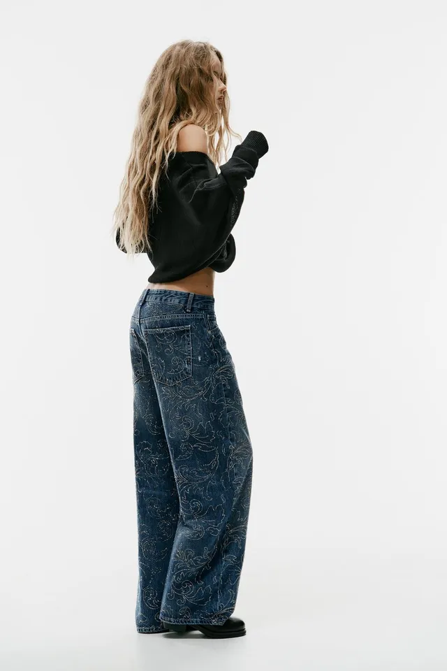 TR BAGGY MID-WAIST SHINY JEANS – image 6