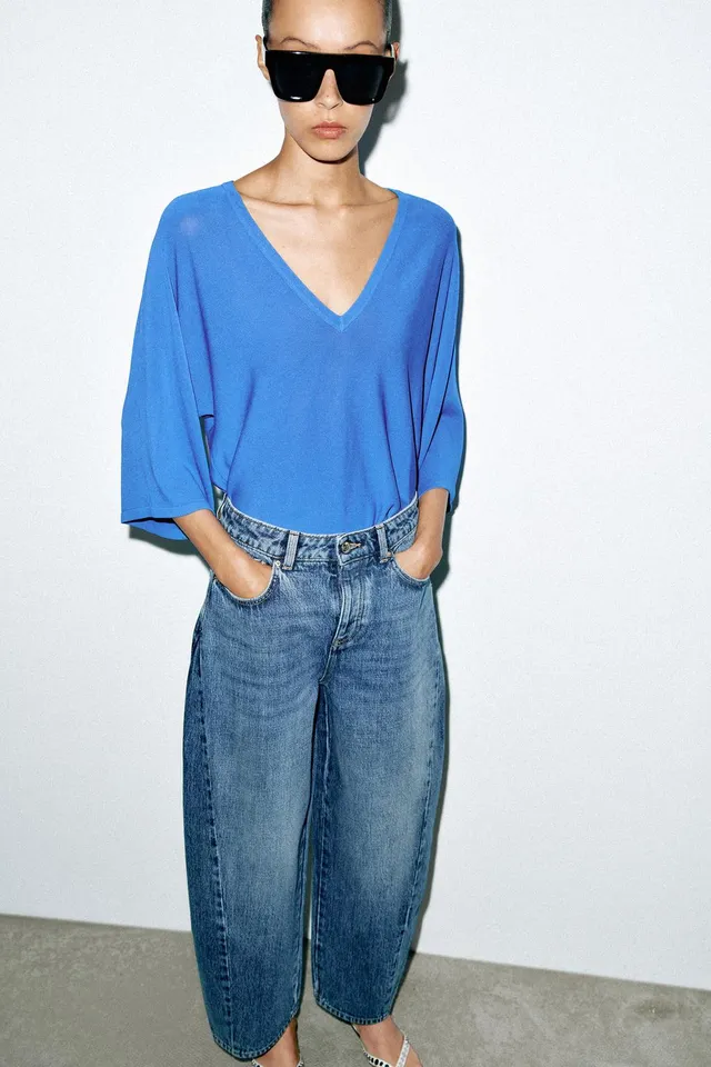 Z1975 HIGH-WAIST BARREL SEAMED JEANS – image 3