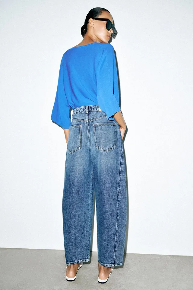 Z1975 HIGH-WAIST BARREL SEAMED JEANS – image 7