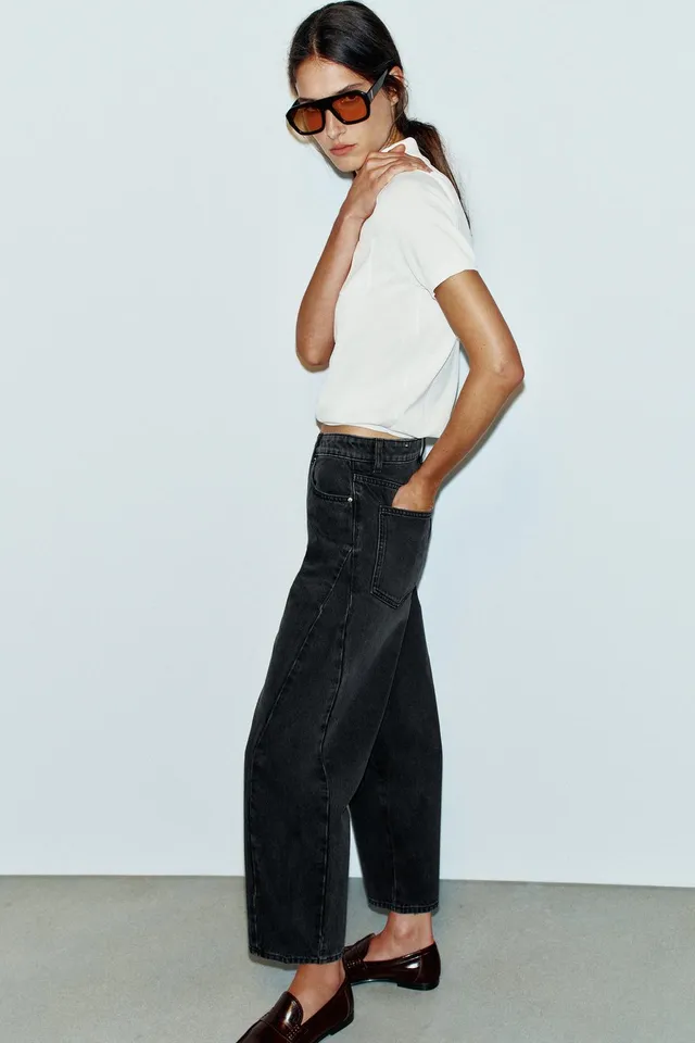 Z1975 HIGH-WAIST BARREL SEAMED JEANS – image 4