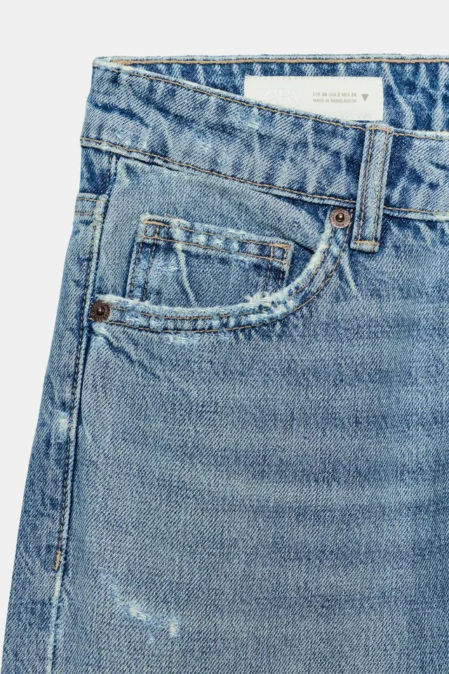 TRF LOW-RISE WIDE-LEG JEANS – image 10