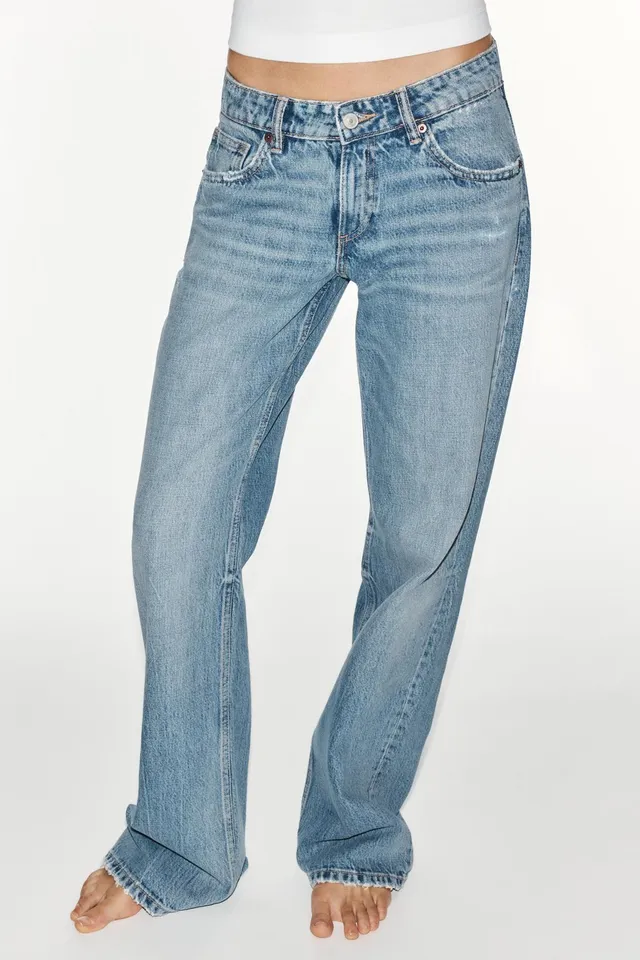 TRF LOW-RISE WIDE-LEG JEANS – image 3