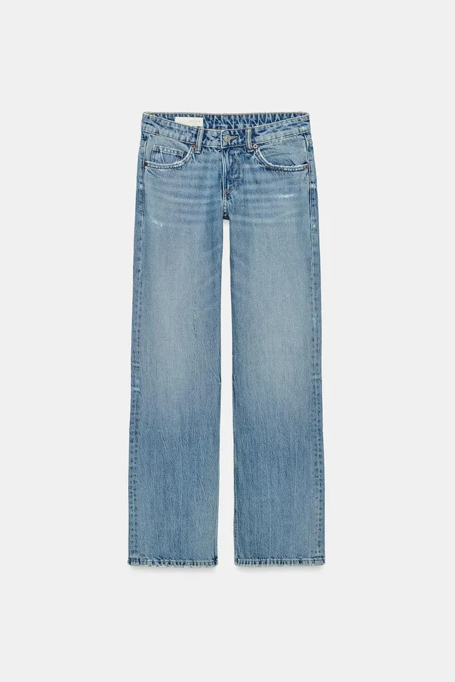 TRF LOW-RISE WIDE-LEG JEANS – image 8