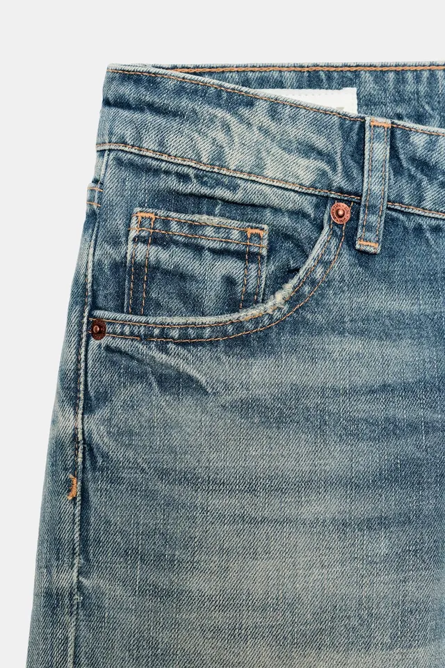 TRF LOW-RISE WIDE-LEG JEANS – image 9